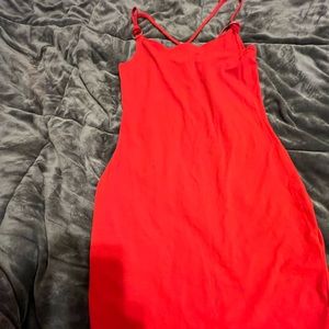 Red medium dress for women